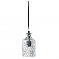 Oriel Lighting-Decent 4 Retro Vintage Cut Glass Pendant